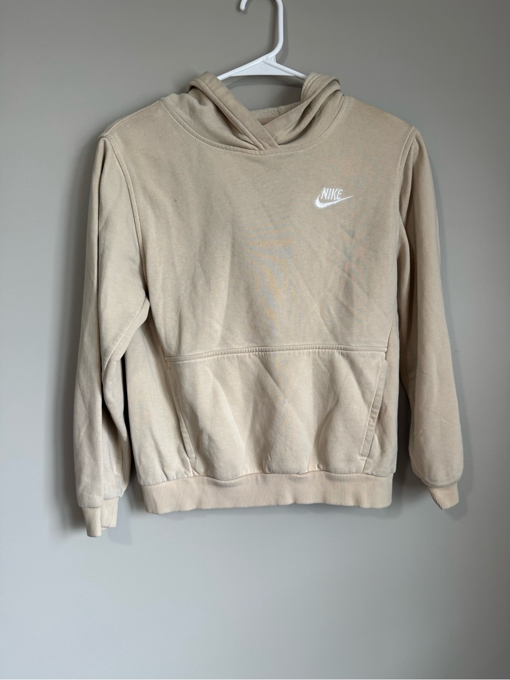 Nike Boys Tan Hoodie Size Large